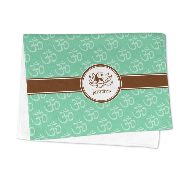 Om Microfiber Dish Towel - FOLDED HALF