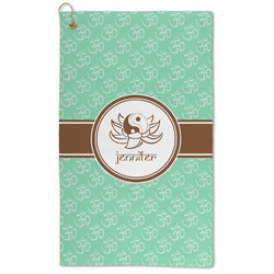 Om Microfiber Golf Towel (Personalized)