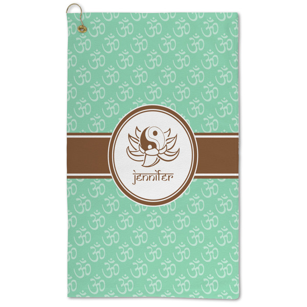 Custom Om Microfiber Golf Towel - Large (Personalized)