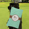 Om Microfiber Golf Towels - Small - LIFESTYLE