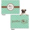 Om Microfleece Dog Blanket - Regular - Front & Back