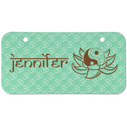 Om Mini/Bicycle License Plate (2 Holes) (Personalized)