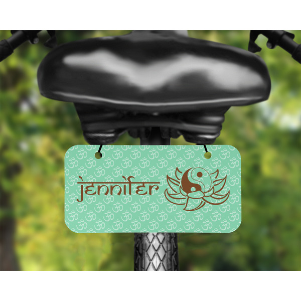 Om Mini License Plate on Bicycle - LIFESTYLE Two holes