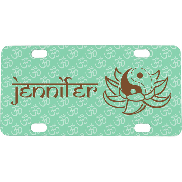 Custom Om Mini / Bicycle License Plate (4 Holes) (Personalized)