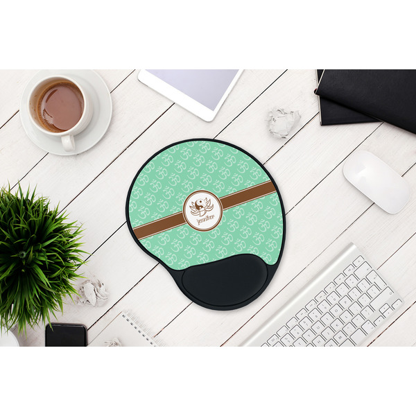 Om Mouse Pad with Wrist Rest - LIFESYTLE 1