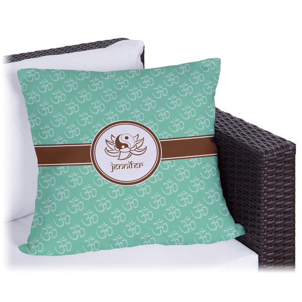 Custom Om Outdoor Pillow (Personalized)