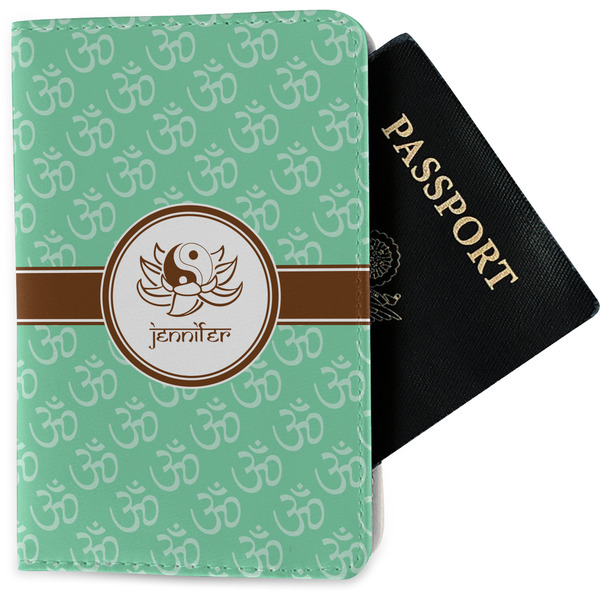 Custom Om Passport Holder - Fabric w/ Name or Text