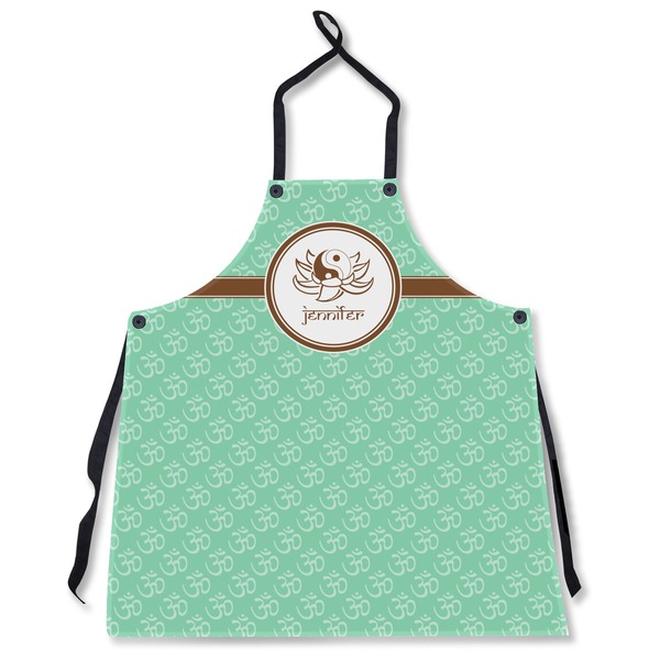 Custom Om Apron Without Pockets w/ Name or Text