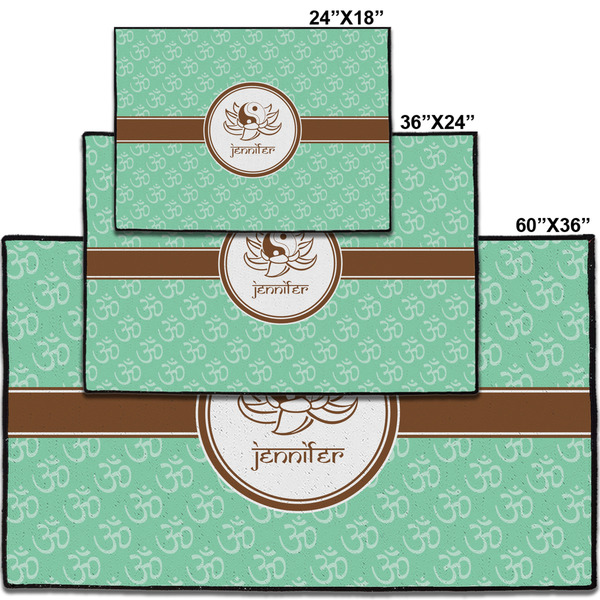 Om Personalized Door Mat - Group Parent IMF