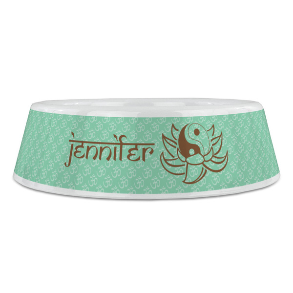 Om Plastic Pet Bowls - Large - FRONT