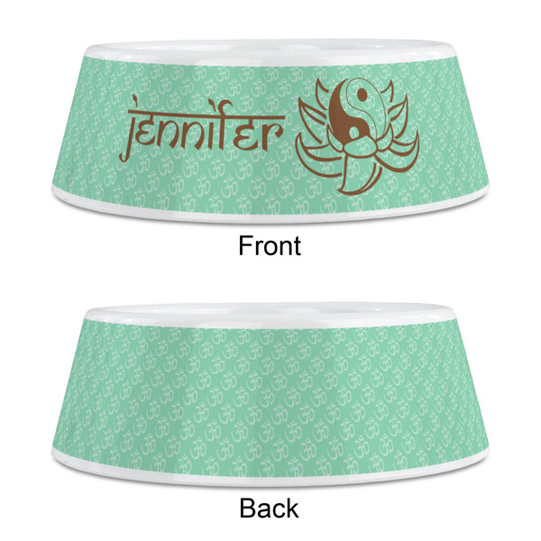 Om Plastic Pet Bowls - Medium - APPROVAL