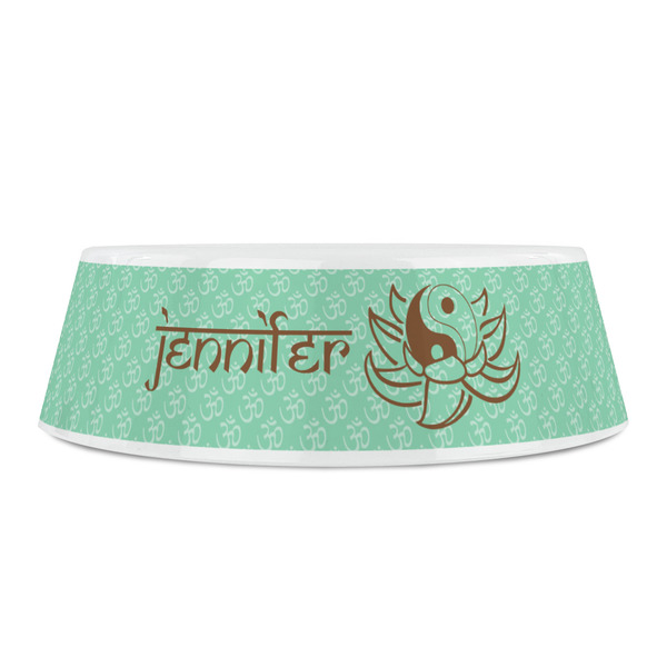 Om Plastic Pet Bowls - Small - FRONT