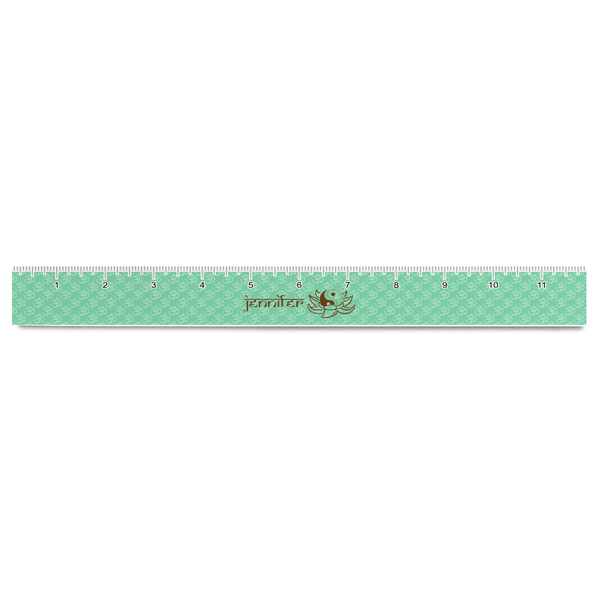 Om Plastic Ruler - 12" - FRONT