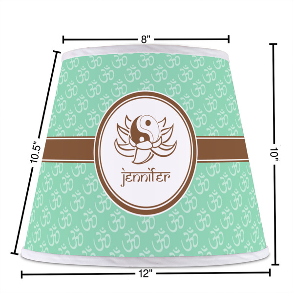 Om Poly Film Empire Lampshade - Dimensions