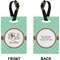 Om Rectangle Luggage Tag (Front + Back)