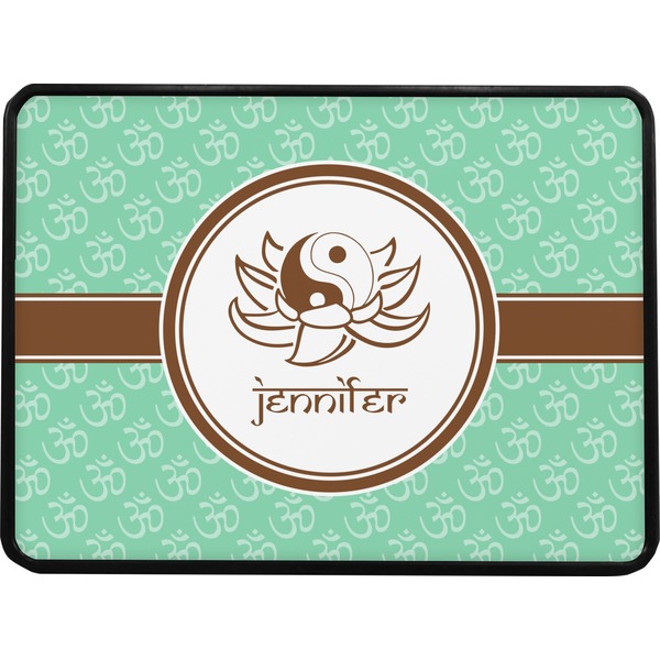 Om Rectangular Car Hitch Cover w/ FRP Insert (Select Size)