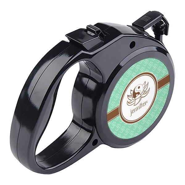 Om Retractable Dog Leash - Angle