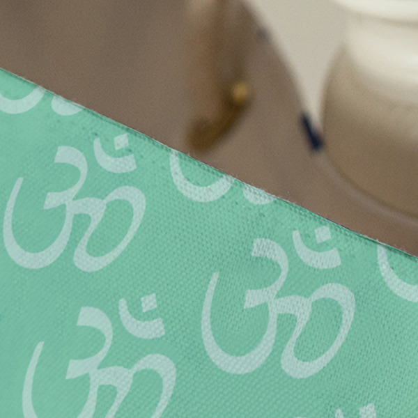 Om Large Rope Tote - Close Up View