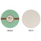 Om Round Linen Placemats - APPROVAL (single sided)