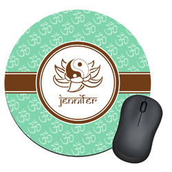 Om Round Mouse Pad (Personalized)