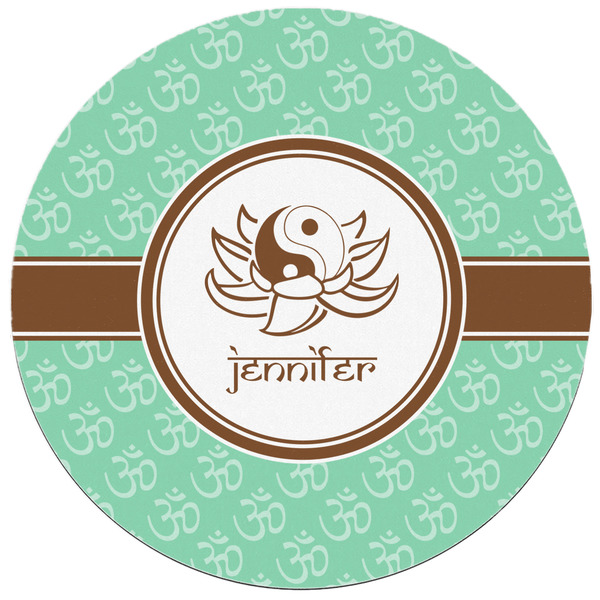 Om Round Mousepad - APPROVAL