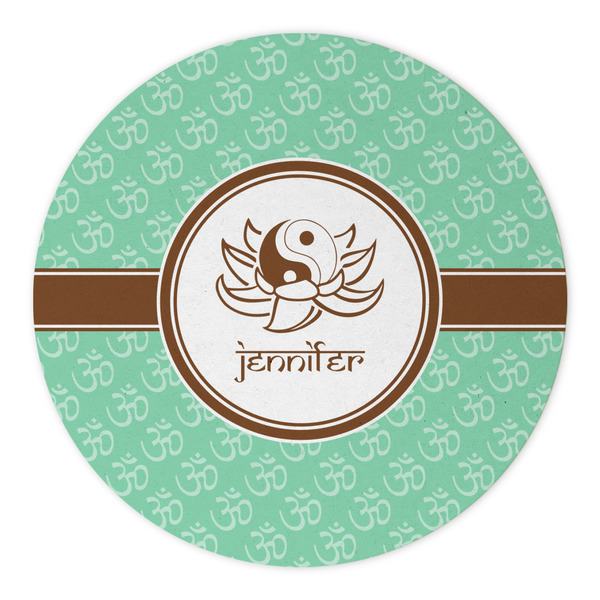 Om Round Paper Coaster - Approval