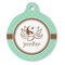 Om Round Pet ID Tag - Large - Front