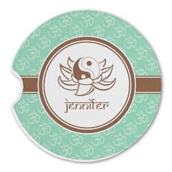 Om Sandstone Car Coaster - Single (Personalized)