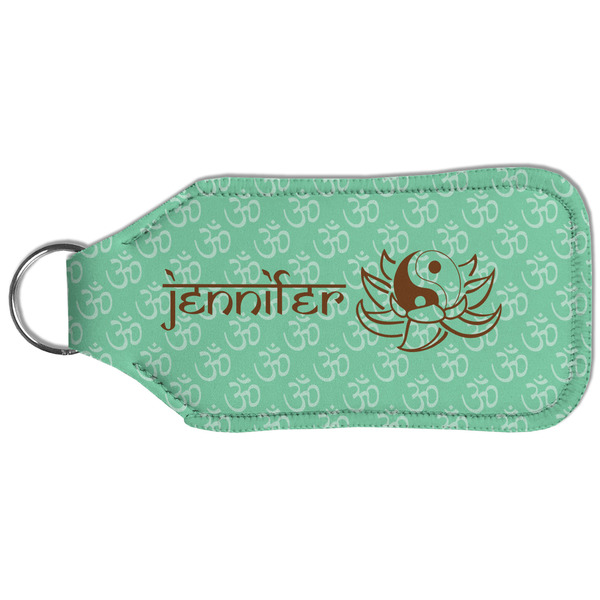 Om Sanitizer Holder Keychain - Large (Back)