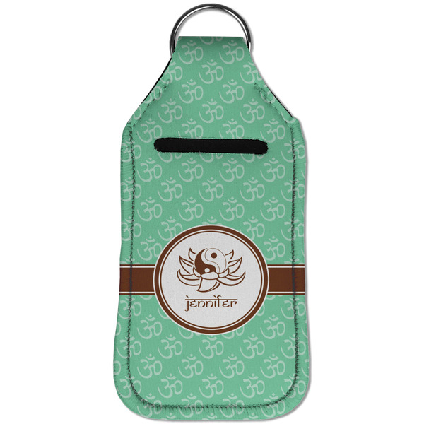 Om Sanitizer Holder Keychain - Large (Front)