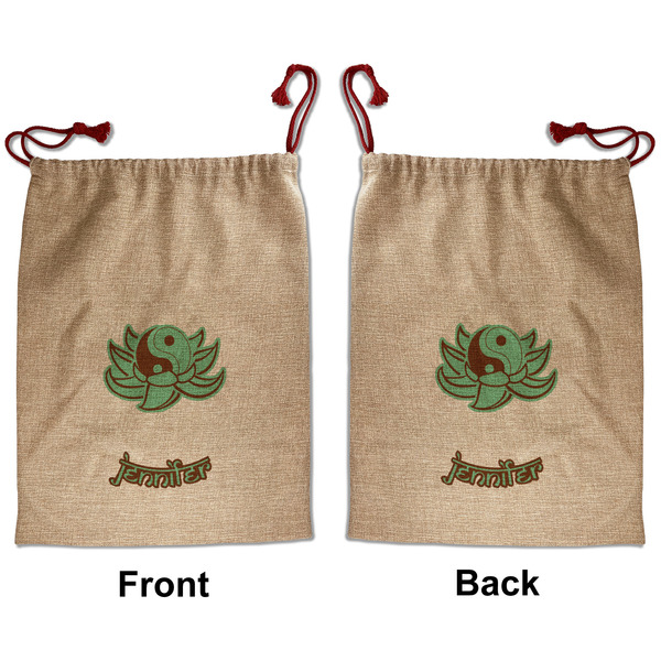 Custom Om Santa Sack - Front & Back (Personalized)