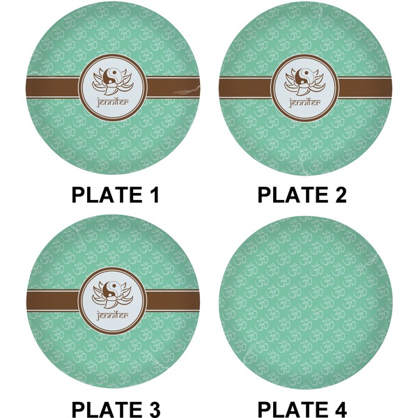 Om Set of Lunch / Dinner Plates (Approval)