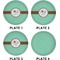 Om Set of Lunch / Dinner Plates (Approval)