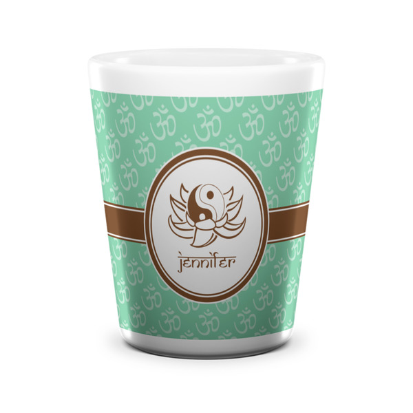 Om Shot Glass - White - FRONT