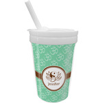 Om Sippy Cup with Straw (Personalized)