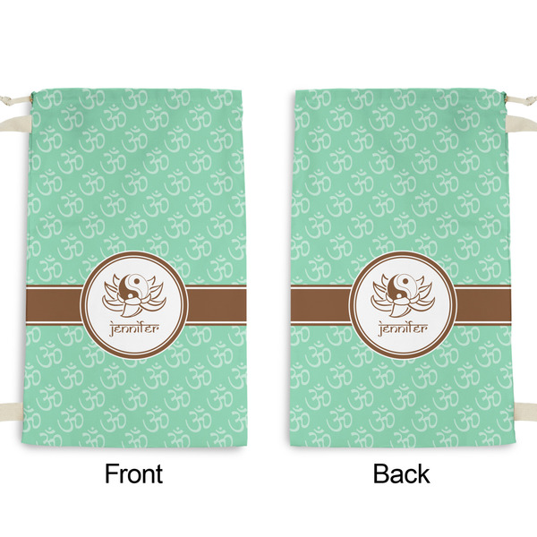 Om Small Laundry Bag - Front & Back View