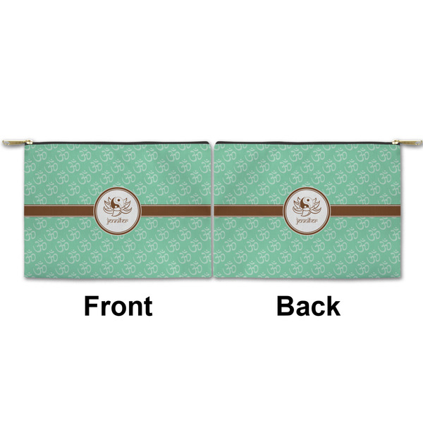 Om Small Zipper Pouch Approval (Front and Back)
