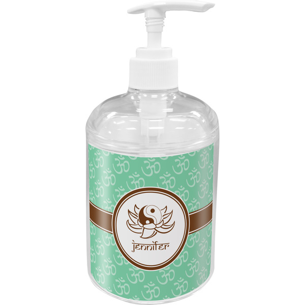 Custom Om Acrylic Soap & Lotion Bottle (Personalized)