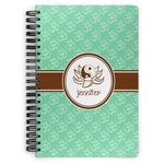 Om Spiral Notebook - 7x10 w/ Name or Text