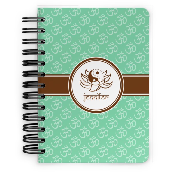 Custom Om Spiral Notebook - 5x7 w/ Name or Text