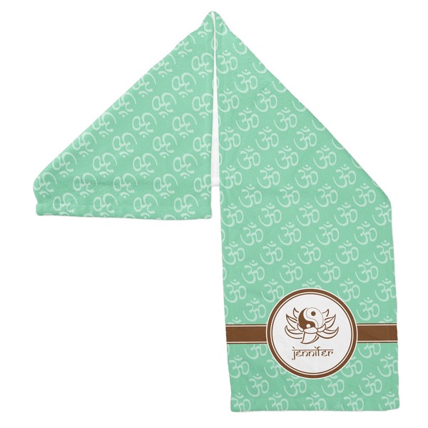 Om Sports Towel Folded - Both Sides Showing