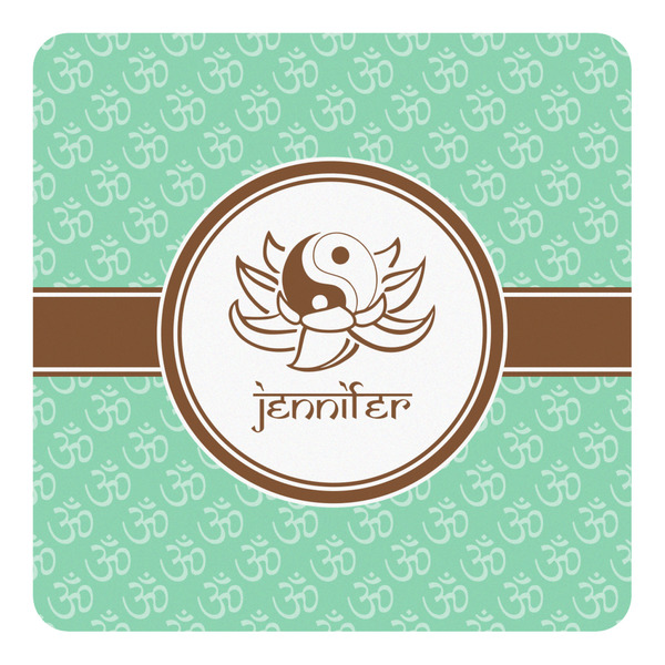 Custom Om Square Decal - Large (Personalized)
