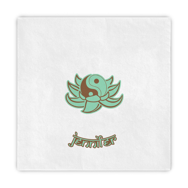 Custom Om Standard Decorative Napkins (Personalized)