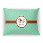 Om Rectangular Throw Pillow Case - 12"x18" (Personalized)