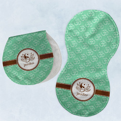Om Burp Pads - Velour - Set of 2 w/ Name or Text