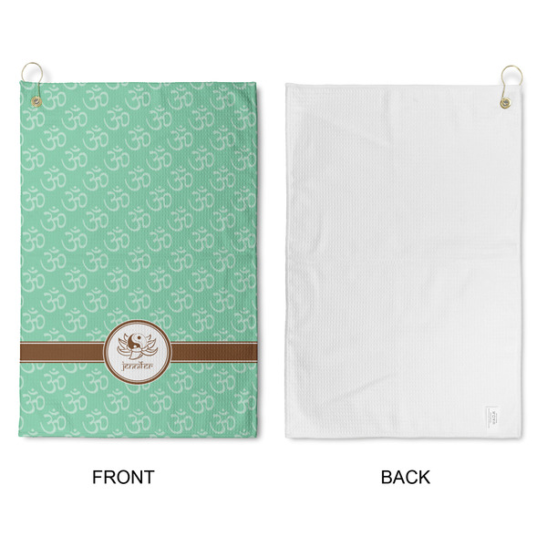 Om Waffle Weave Golf Towel - Approval