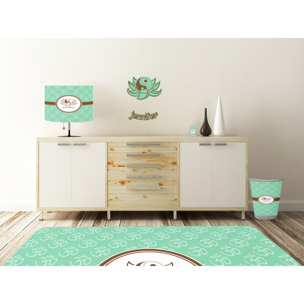 Om Wall Graphic Decal Wooden Desk