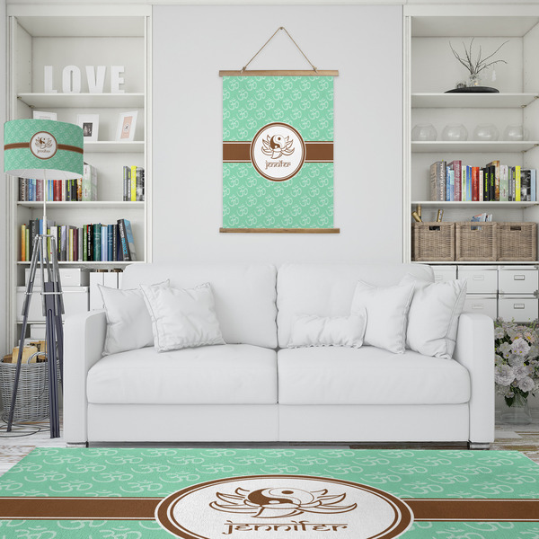 Om Wall Hanging Tapestry - Portrait - IN CONTEXT