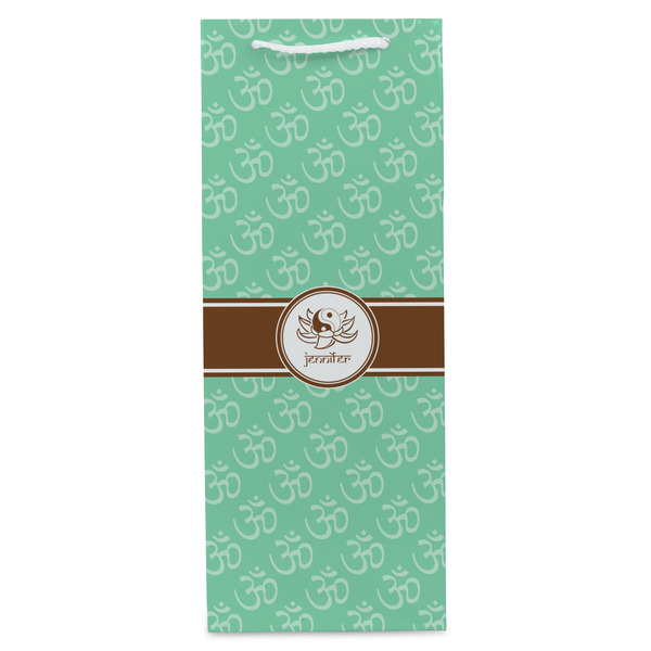 Om Wine Gift Bag - Gloss - Front