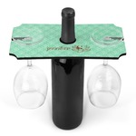 Om Wine Bottle & Glass Holder (Personalized)